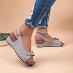 Sandália Feminina Com Salto Luxury