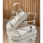 Sandália Papete Pedraria Premium