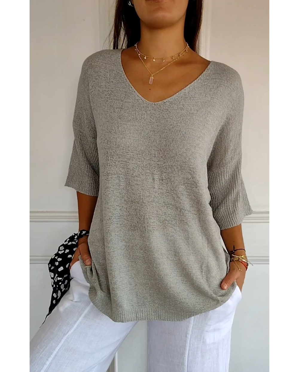 Kit 3 Blusas Luna em Malha Leve – Oferta Exclusiva