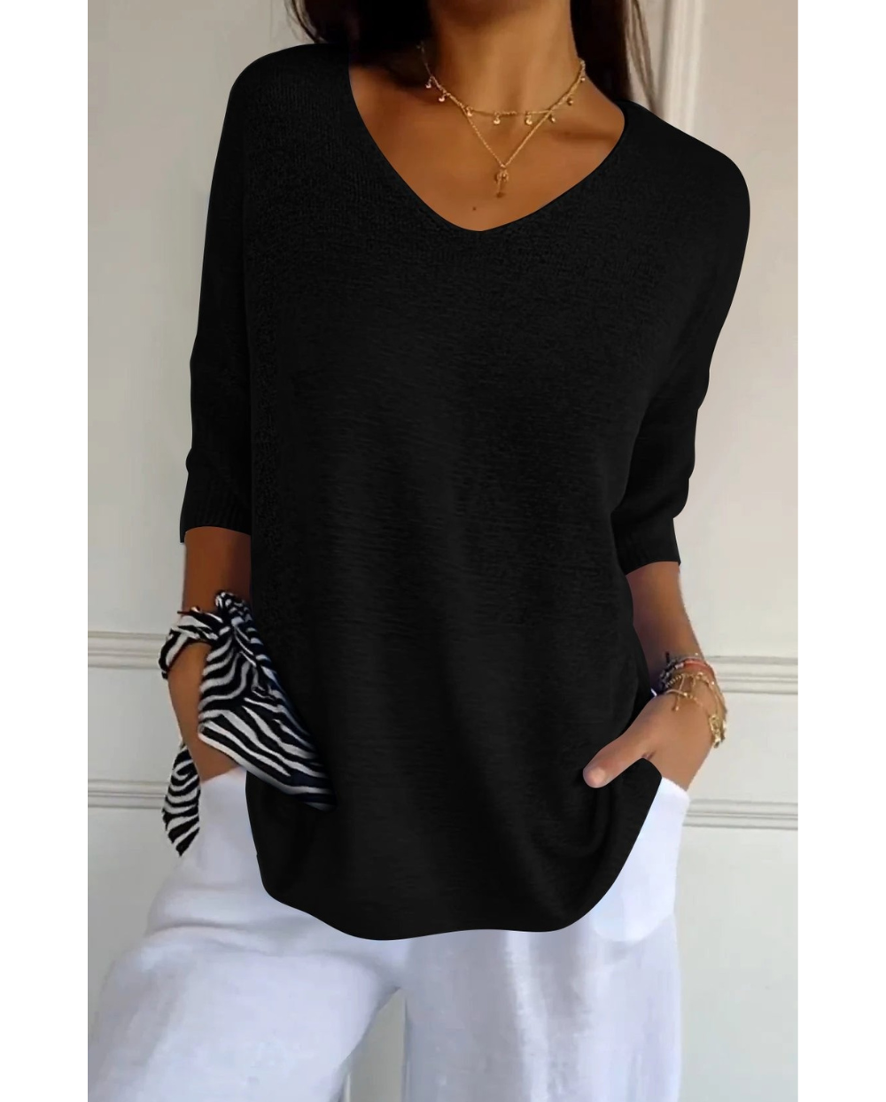 Kit 3 Blusas Luna em Malha Leve – Oferta Exclusiva