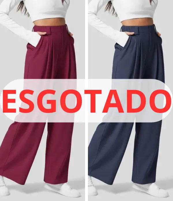 Calça Pantalona Waffle® Requintte [Compre 1 Leve 2] Brinde Exclusivo!
