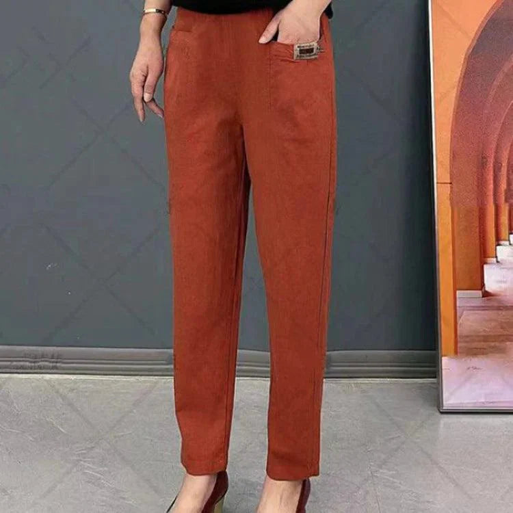 Calça Feminino Santorini - A Silhueta Perfeita em Sarja!