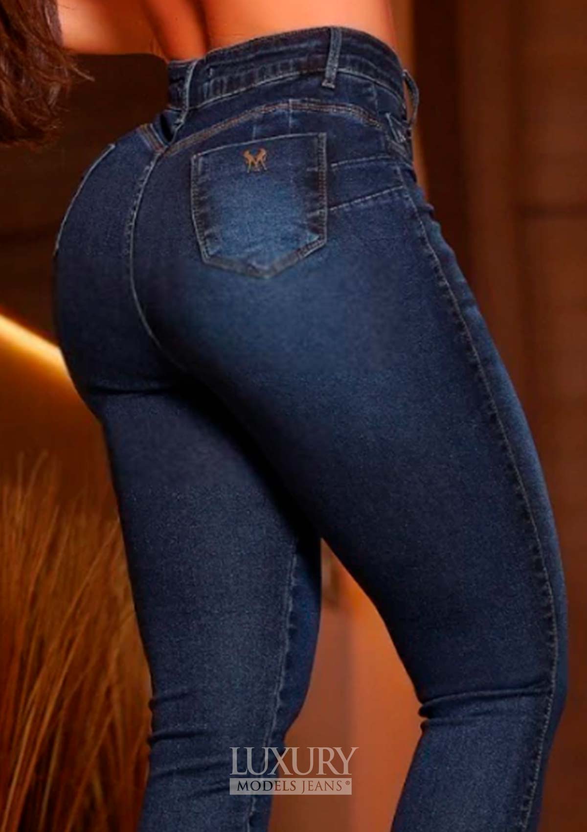 Calça Jeans Modeladora Lipo Empina Bumbum Cós Alto - C454