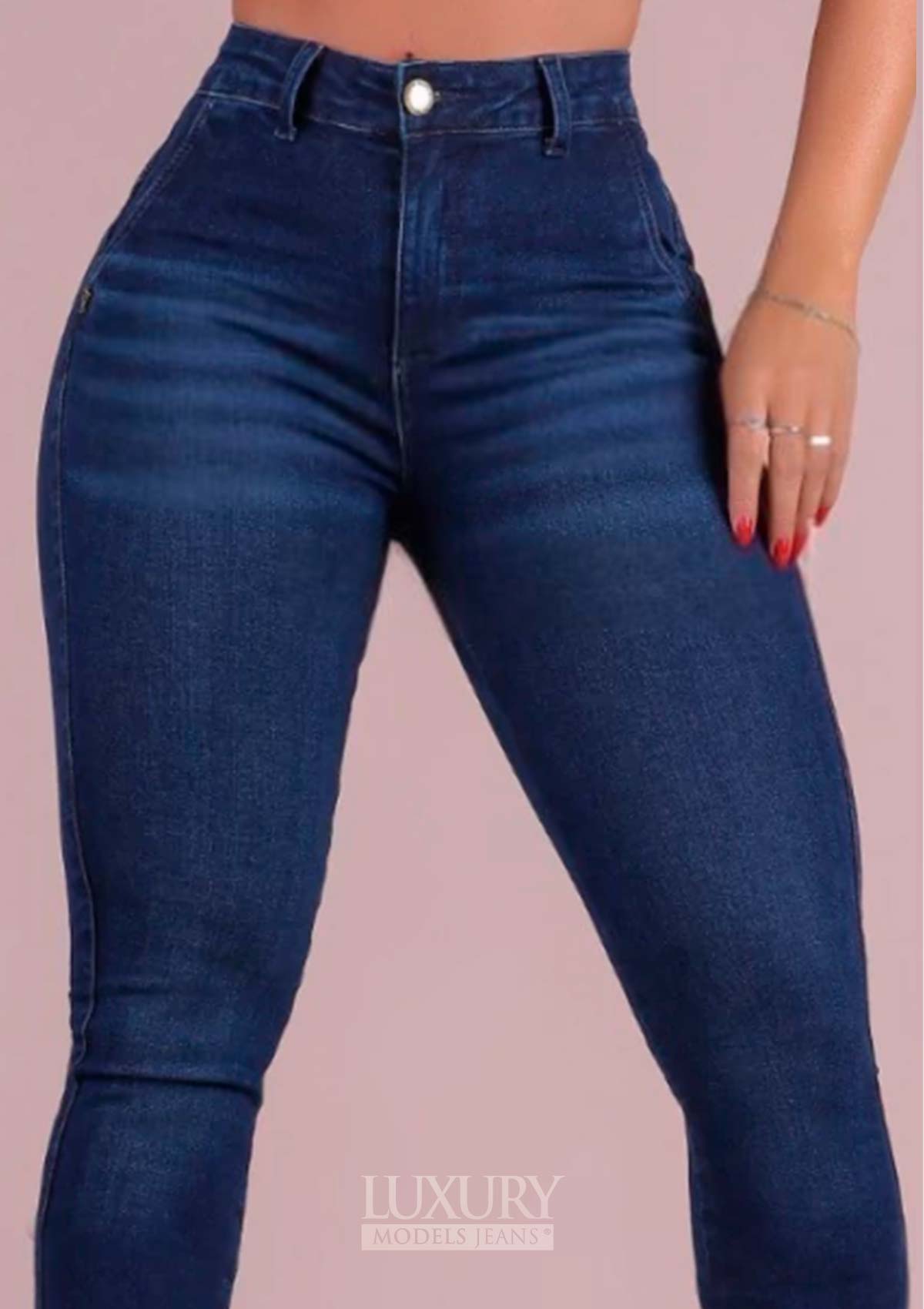 Calça Jeans Modeladora Lipo Empina Bumbum Cós Alto - C470