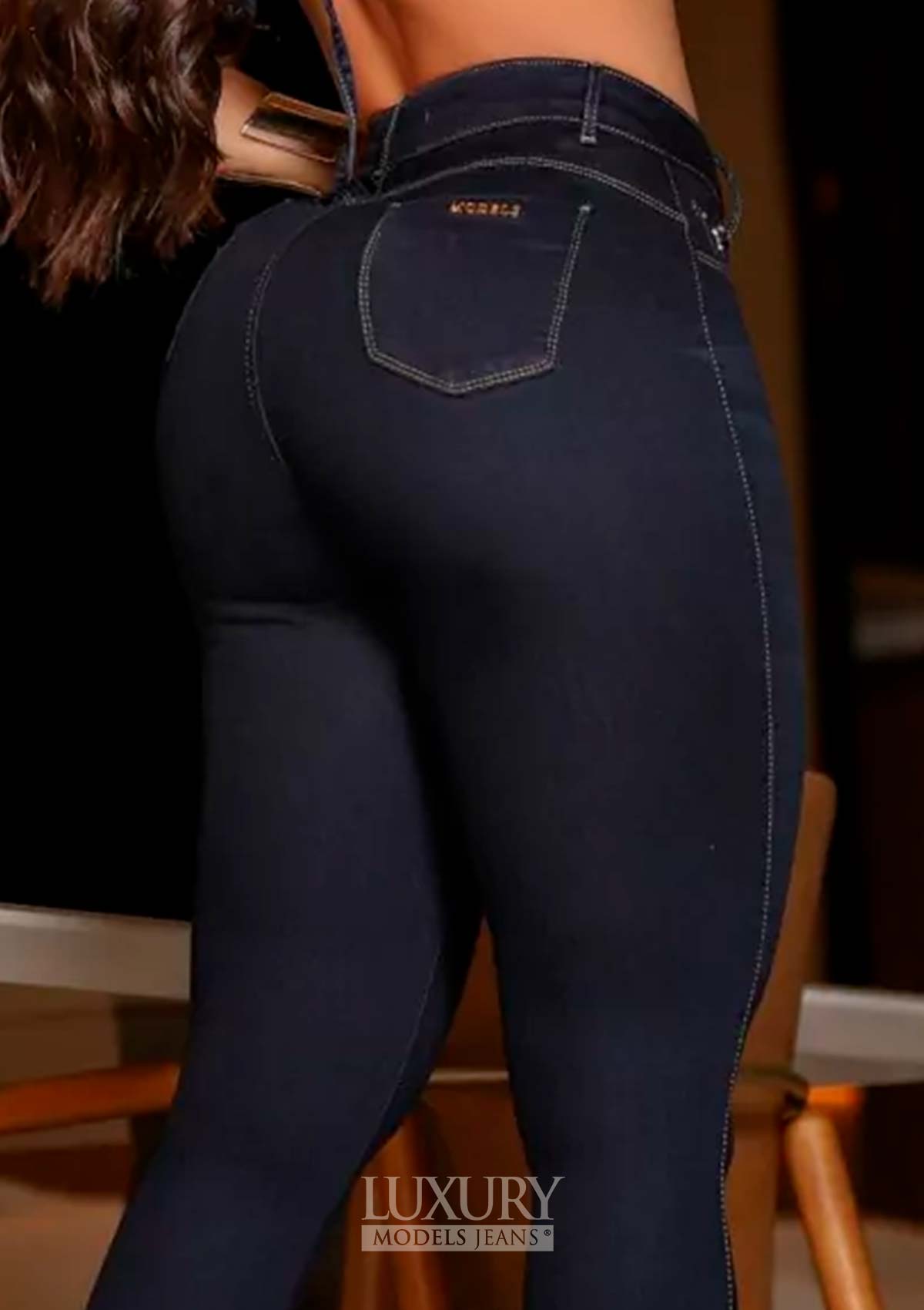 Calça Jeans Modeladora Lipo Empina Bumbum Cós Alto - C483